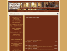 Tablet Screenshot of cihelna-lafamilia.cz